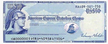Дорожные чеки